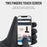 VILICO A0101 One Pair Windproof Gloves Finger Touch Screen Function Hand Protector for Cycling, Fishing - Black / S - 3