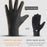 VILICO A0101 One Pair Windproof Gloves Finger Touch Screen Function Hand Protector for Cycling, Fishing - Black / S - 4