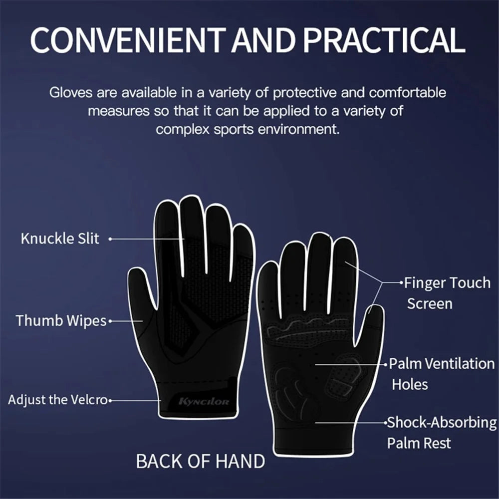 KYNCILOR A0029 1 Pair Winter Gloves SBR Cloth Thickened Touch Screen Function Thermal Hand Protector - S - 2