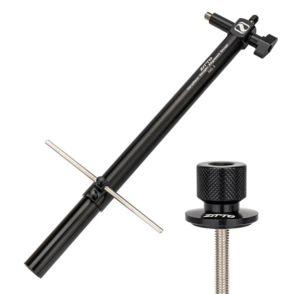 ZTTO Road Bike Derailleur Hanger Alignment Tool Handlebar Height Angle Left and Right Symmetric Adjuster - Black - 1