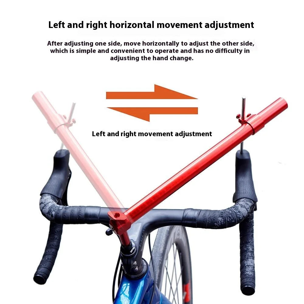ZTTO Road Bike Derailleur Hanger Alignment Tool Handlebar Height Angle Left and Right Symmetric Adjuster - Black - 4