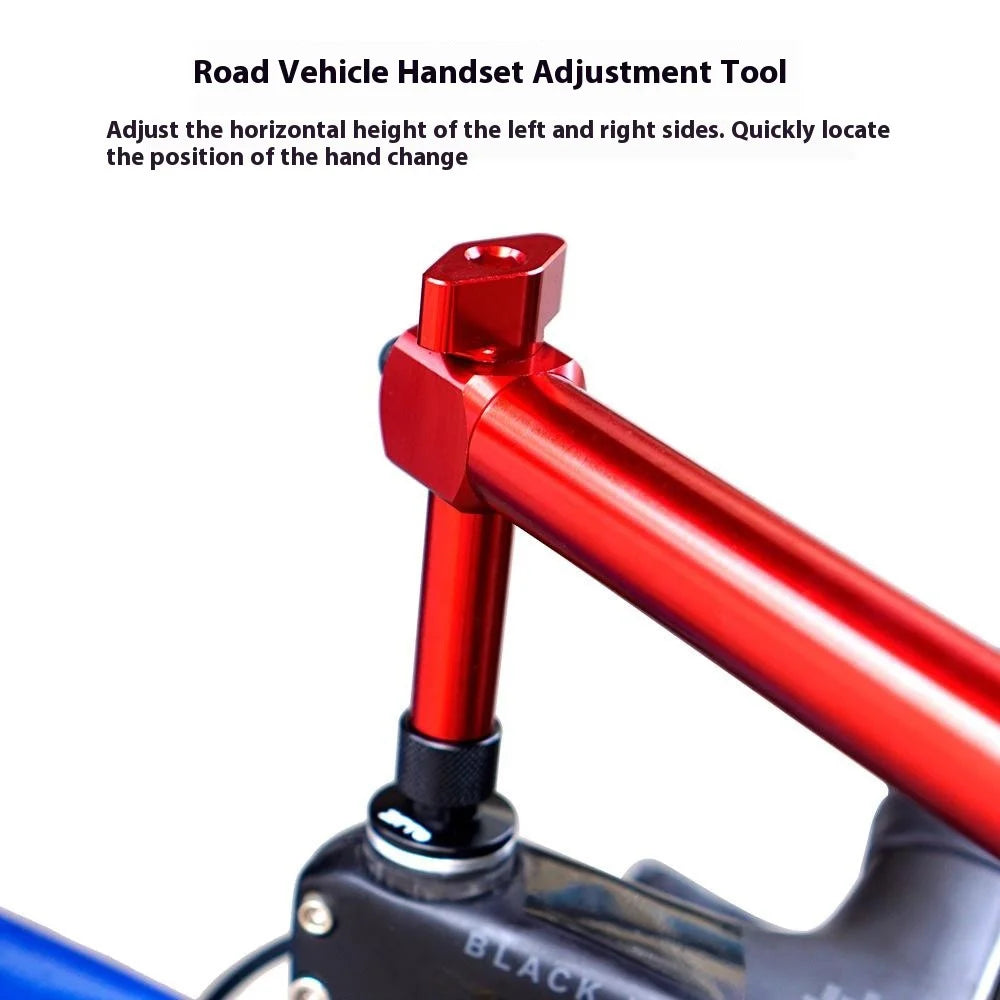 ZTTO Road Bike Derailleur Hanger Alignment Tool Handlebar Height Angle Left and Right Symmetric Adjuster - Black - 5