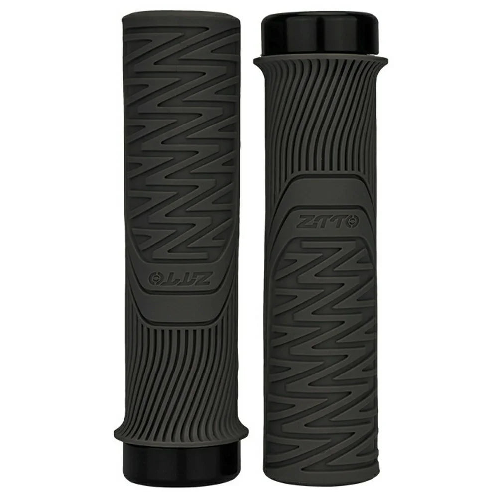 ZTTO AG99 1 Pair Mountain Bike Handlebar Grips Anti Slip Racing Downhill Bicycle Handle Covers - Black - 1