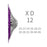 ZTTO 12-Speed 10-46T Mountain Bike XD Cassette Lightweight MTB Freewheel Sprocket - Purple+Silver - 4