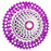 ZTTO 121146 Lightweight 12 Speed 11-46T CNC Mountain Bike Cassette Freewheel Compatible with HG Hubs - Purple+Silver - 1