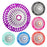 ZTTO 121146 Lightweight 12 Speed 11-46T CNC Mountain Bike Cassette Freewheel Compatible with HG Hubs - Purple+Silver - 2