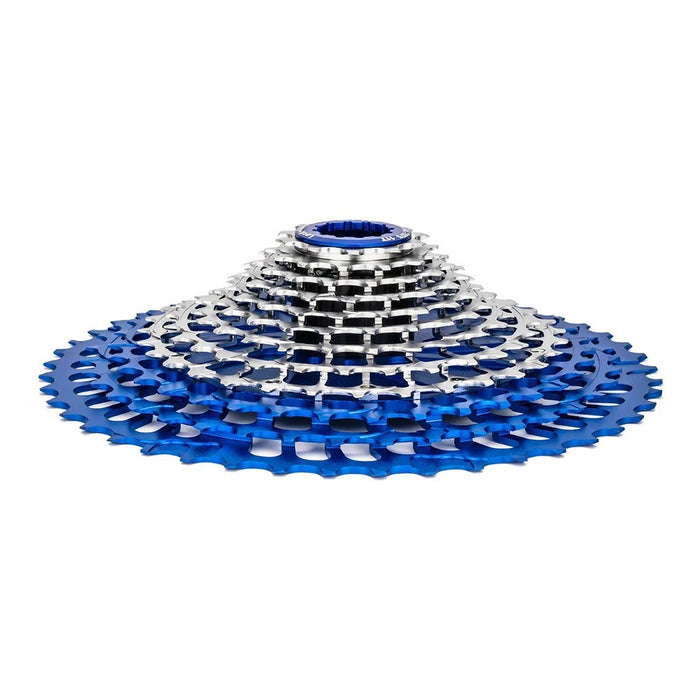 ZTTO 121146 Lightweight 12 Speed 11-46T CNC Mountain Bike Cassette Freewheel Compatible with HG Hubs - Purple+Silver - 4