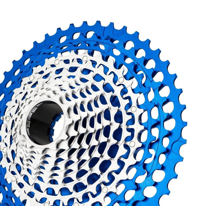 ZTTO 121146 Lightweight 12 Speed 11-46T CNC Mountain Bike Cassette Freewheel Compatible with HG Hubs - Purple+Silver - 6