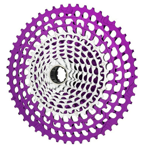 ZTTO 12-Speed 9-51T Mountain Bike XD Cassette Lightweight MTB Freewheel Sprocket - Purple+Silver - 1