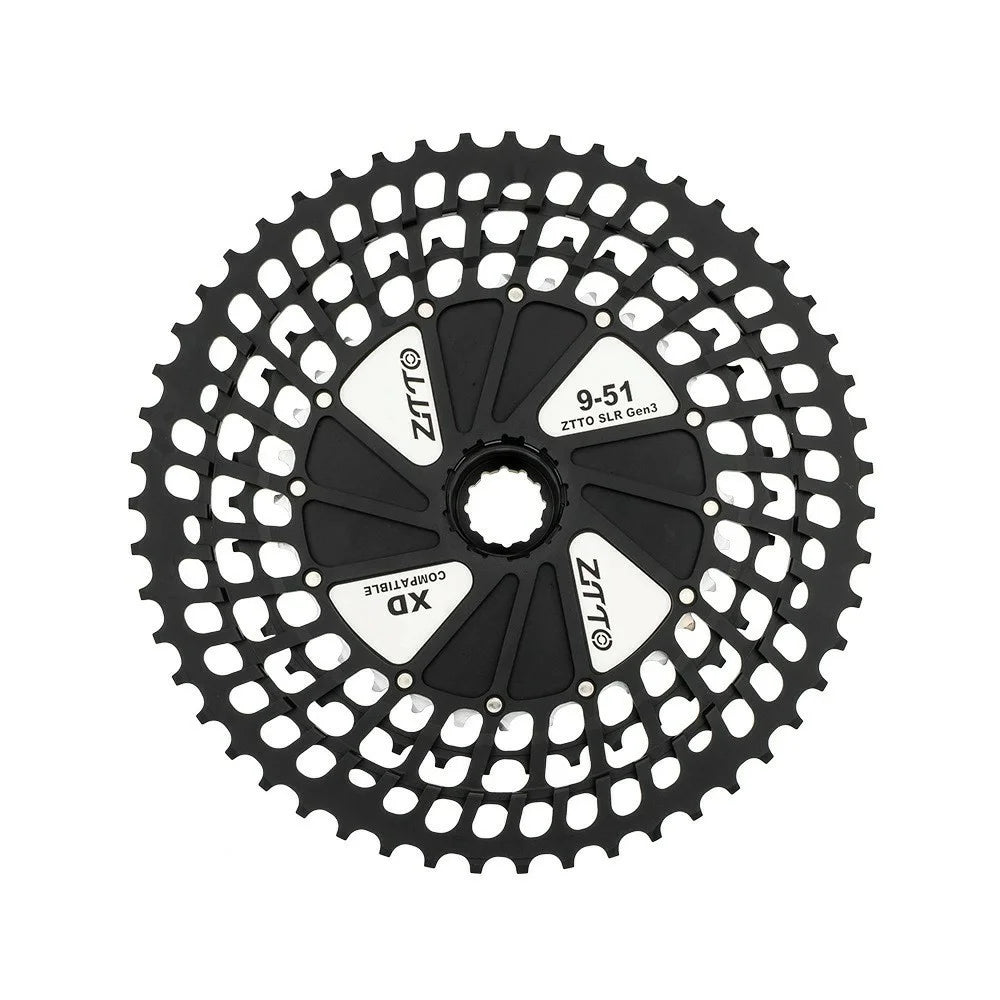 ZTTO 12-Speed 9-51T Mountain Bike XD Cassette Lightweight MTB Freewheel Sprocket - Purple+Silver - 4