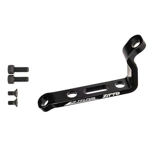 ZTTO Aluminum Alloy Post to Flat Mount Disc Brake Adapter for Road and Mountain Bikes - 160mm - 1