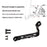 ZTTO Aluminum Alloy Post to Flat Mount Disc Brake Adapter for Road and Mountain Bikes - 160mm - 2