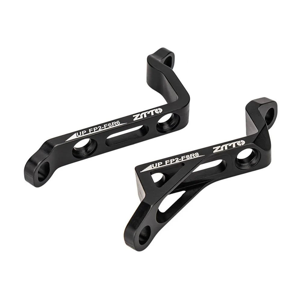 ZTTO Aluminum Alloy Post to Flat Mount Disc Brake Adapter for Road and Mountain Bikes - 160mm - 4