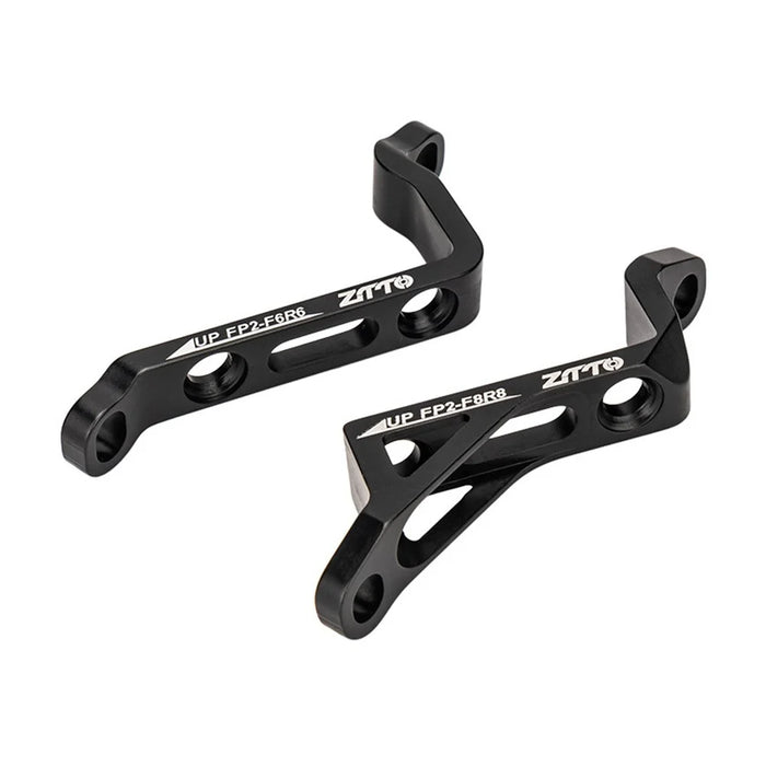 ZTTO Aluminum Alloy Post to Flat Mount Disc Brake Adapter for Road and Mountain Bikes - 160mm - 4