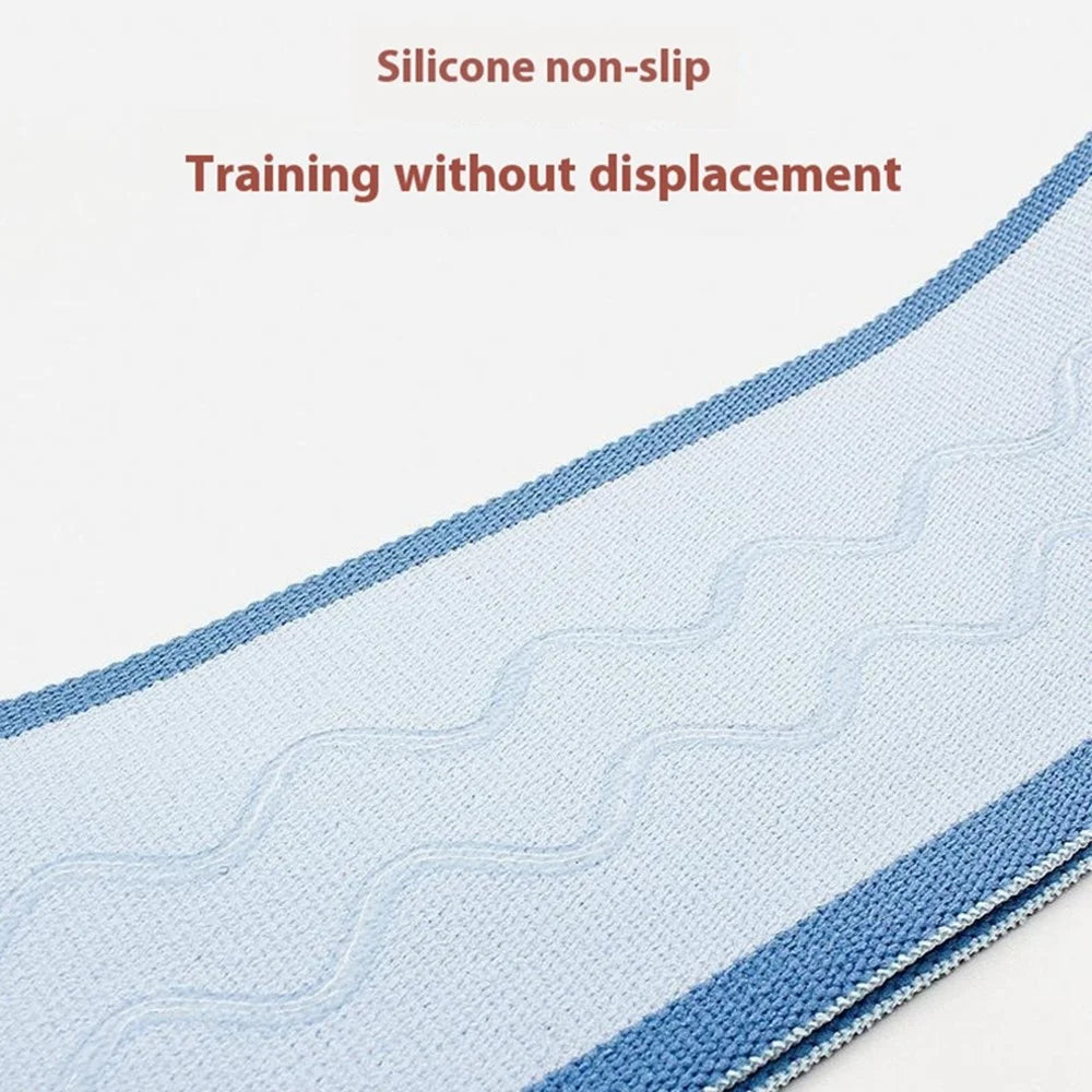 AOLIKES 3610 Resistance Band Non Slip Elastic Strap Booty Band for Yoga Training Size L / 76 x 8cm - Purple - 6