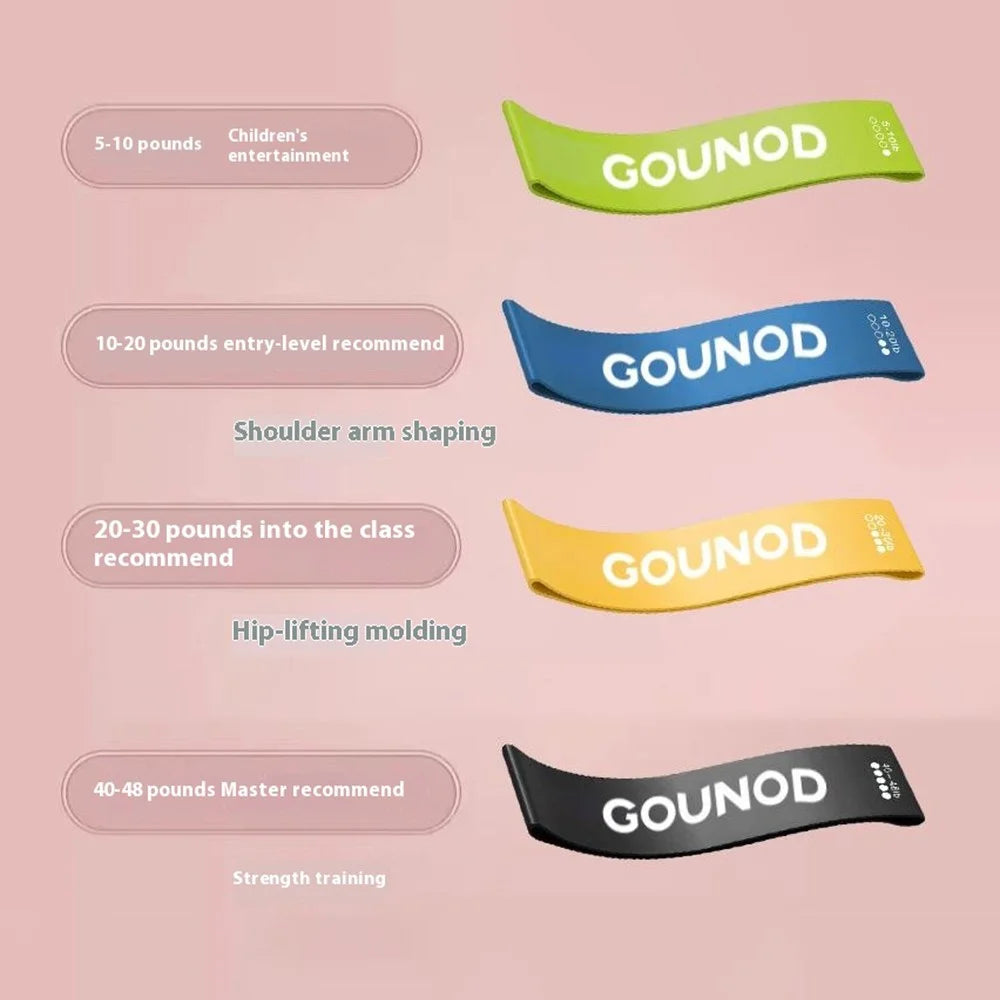 GOUNOD SK010 5 In 1 TPU Resistance Bands Set for Yoga Fitness Strength Training Fitness Equipment - 4