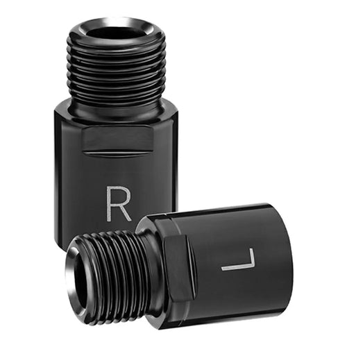 WEST BIKING YP0719467 1 Pair For Mountain Road Bike Pedal Extender Threaded Extended Pedal Spacer - Black - 1