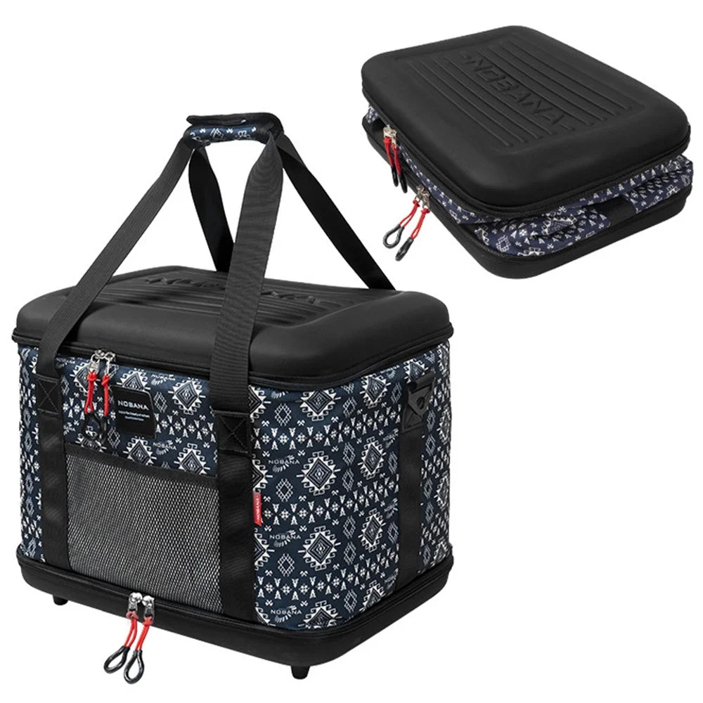 NOBANA 40L Outdoor Camping Chef Shoulder Bag Multi-function Kitchen Utensils Storage Bag Foldable Handbag - 1