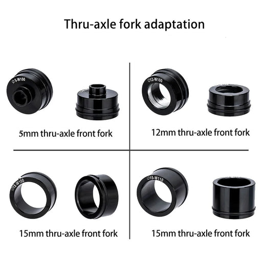ZTTO Bike Fork Mount Quick Release Thru Axle Carriers Aluminum Alloy Bicycle Front Fork Bracket Fixed Frame - 2