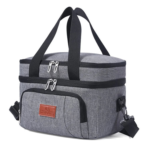 AOTU 10L Outdoor Picnic Thickened Insulated Bag Food Storage Drink Cooling Handbag - 1