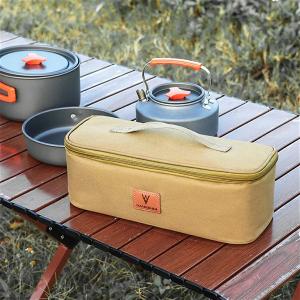 RZAHUAHU YA583 Portable Polyester Camping Tools Storage Bag Flashlight Tableware Tote Bag - 2