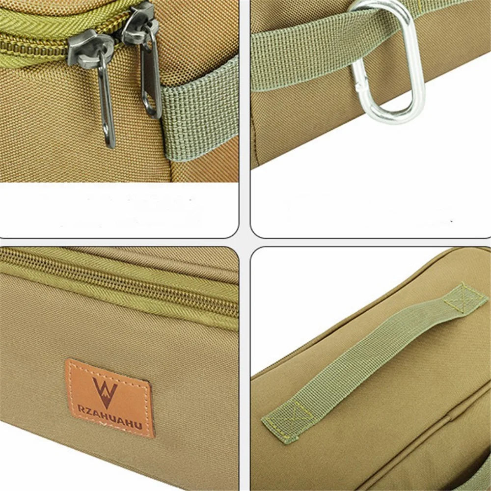 RZAHUAHU YA583 Portable Polyester Camping Tools Storage Bag Flashlight Tableware Tote Bag - 5