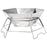 HALIN Stainless Steel Barbecue Charcoal Grill Hexagon Shaped BBQ Tool Kits for Outdoor Picnic/BBQ - 2