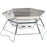 HALIN Stainless Steel Barbecue Charcoal Grill Hexagon Shaped BBQ Tool Kits for Outdoor Picnic/BBQ - 3