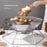HALIN Stainless Steel Barbecue Charcoal Grill Hexagon Shaped BBQ Tool Kits for Outdoor Picnic/BBQ - 5