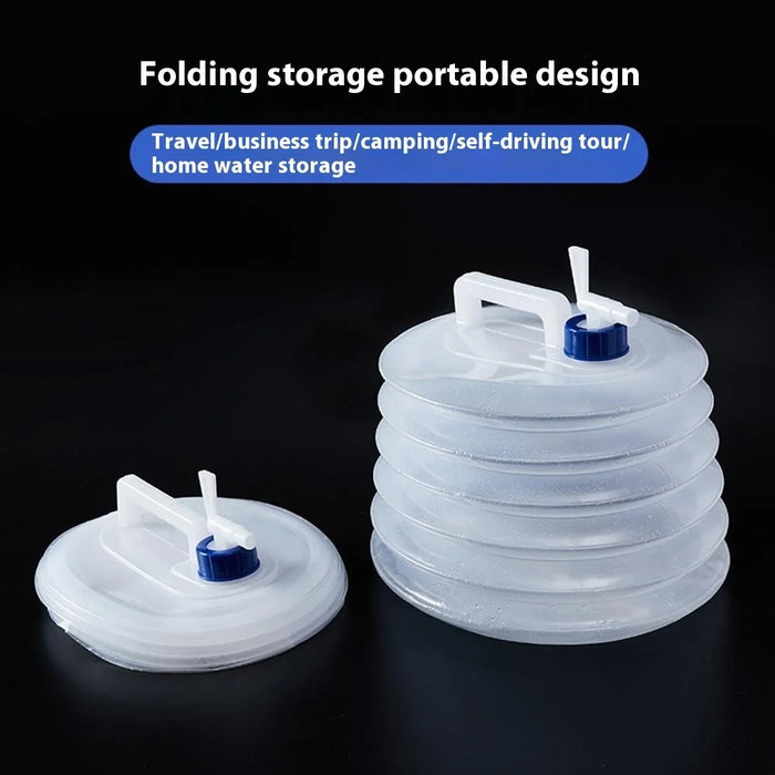 HALIN HW315 Collapsible Water Container 10L+15L Portable Water Storage Jug Food Grade Water Carrier with Spigot for Outdoors Camping Hiking Emergency (No FDA Certificate, BPA-free) - 5
