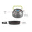 HALIN DS-700 Outdoor Camping Pot Set 5-6 People Frying Pan Kettle Hanging Pot Plastic Bowl Kit (BPA-Free, No FDA Certified) - 7