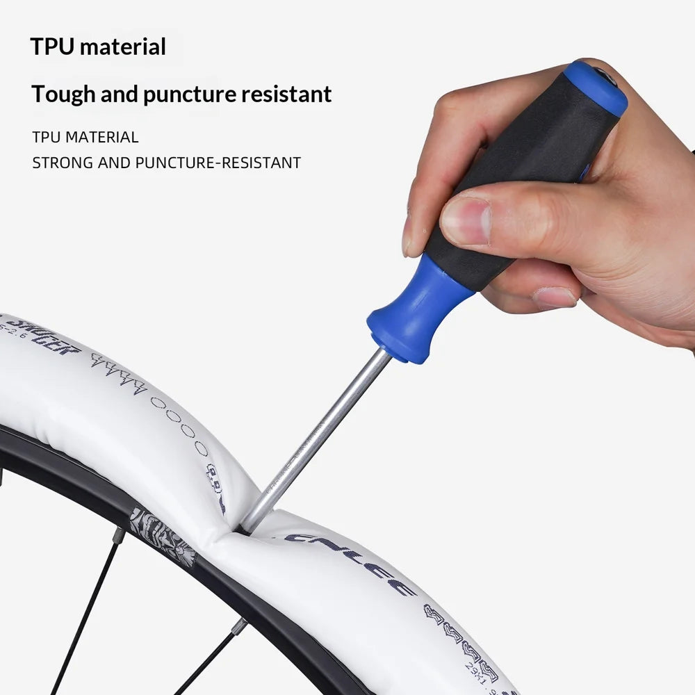 ENLEE Mountain Bike Inner Tube Schrader Valve Ultra Light TPU MTB Bicycle Tire Tube - 26 Inch/Schrader Valve (1.92/2.6) - 3