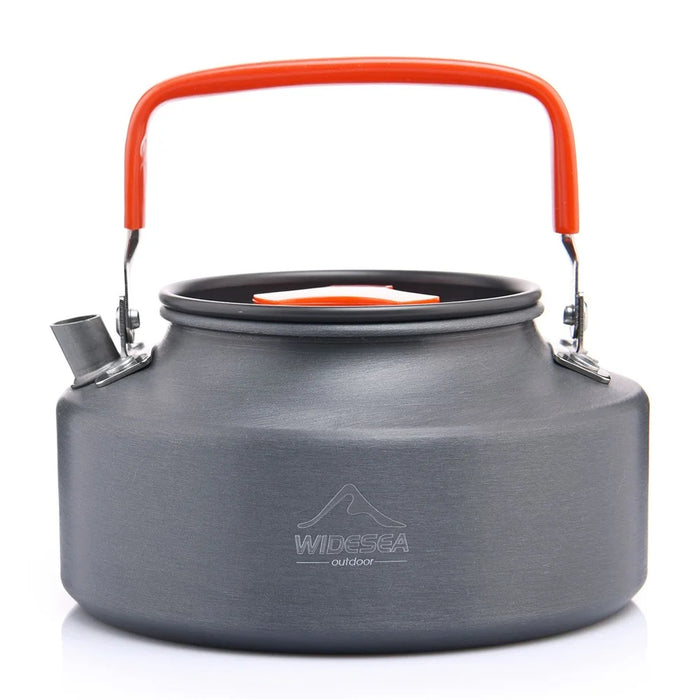 WIDESEA WSKT-11R 1.1L Camping Teapot Camp Water Cooking Tool Family BBQ Hiking Kettle (BPA-free, No FDA Certification) - 1