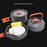 WIDESEA WSC-203J Suitable for 2-3 People Aluminum Camping Cookware Set Lightweight Outdoor Picnic Boiling Pot Teapot Frying Pan (BPA-free, No FDA Certified) - Grey/Orange - 2