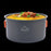 WIDESEA WSC-203J Suitable for 2-3 People Aluminum Camping Cookware Set Lightweight Outdoor Picnic Boiling Pot Teapot Frying Pan (BPA-free, No FDA Certified) - Grey/Orange - 6