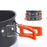 WIDESEA WSC-203J Suitable for 2-3 People Aluminum Camping Cookware Set Lightweight Outdoor Picnic Boiling Pot Teapot Frying Pan (BPA-free, No FDA Certified) - Grey/Orange - 7