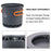 WIDESEA WSC-105 Camping Cookware Energy-gathering Ring Bottom Lightweight Pot for Backpacking Outdoor BBQ Hiking Picnic (BPA-free, No FDA Certified) - 7