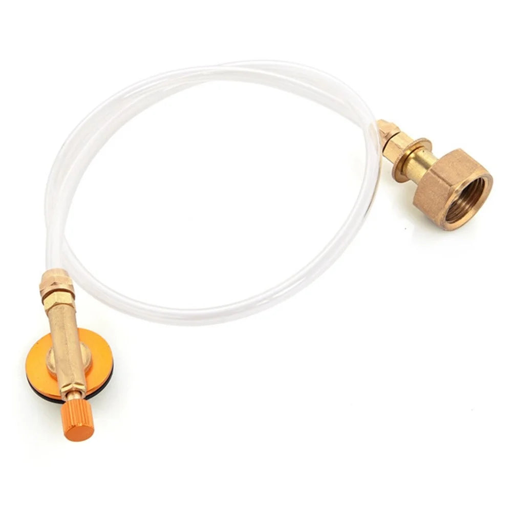 WSS-701 Outdoor Camping Stove Gas Tank Refill Converter Russian Valve Connector Gas Refill Extension Pipe - 1