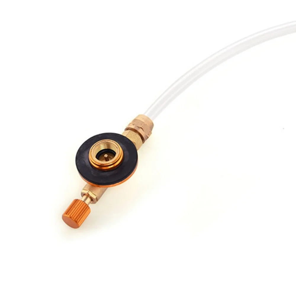 WSS-701 Outdoor Camping Stove Gas Tank Refill Converter Russian Valve Connector Gas Refill Extension Pipe - 6