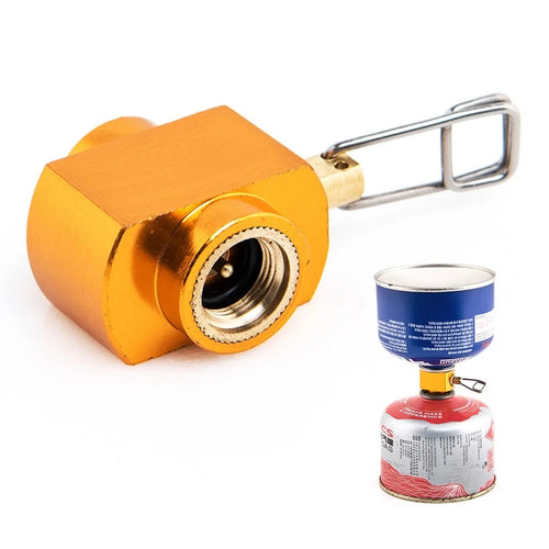 WSS-706 Outdoor Camping Gas Tank Refill Converter Connector Adjustable Gas Cartridge Refill Valve Adapter - 1