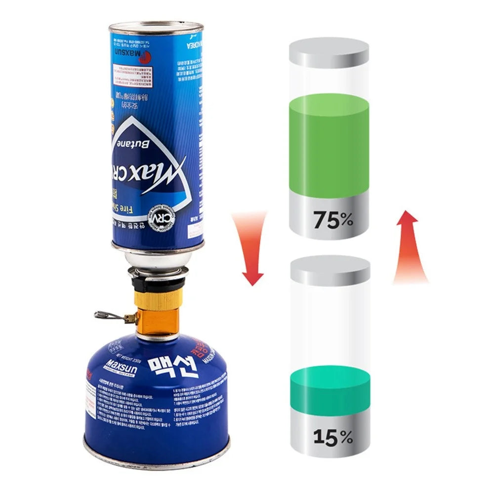 WSS-706 Outdoor Camping Gas Tank Refill Converter Connector Adjustable Gas Cartridge Refill Valve Adapter - 6