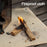 ISE MOUNT 100*100cm Camping Fireproof Cloth High Temperature Anti-Scald Flame Retardant Rug - 4