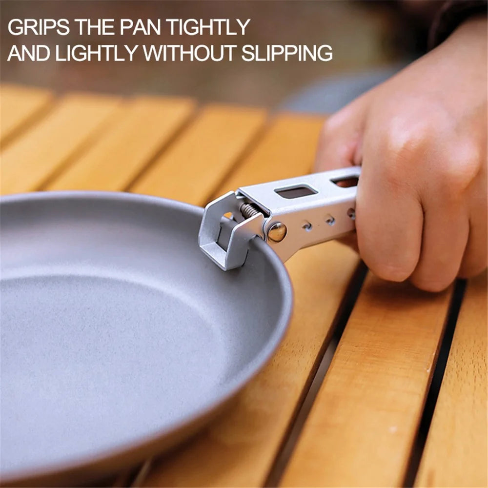 HALIN Aluminum Alloy Anti-scalding Plate Lifter Bowl Clip Anti-slip Dish Clip Outdoor Camping Pot Clip - 3