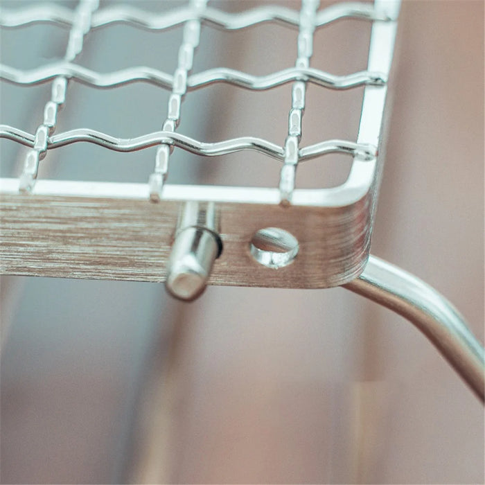 AOTU Outdoor 304 Stainless Steel Gas Stove Folding Bracket Portable Barbecue Stove Net Grill Rack - 6