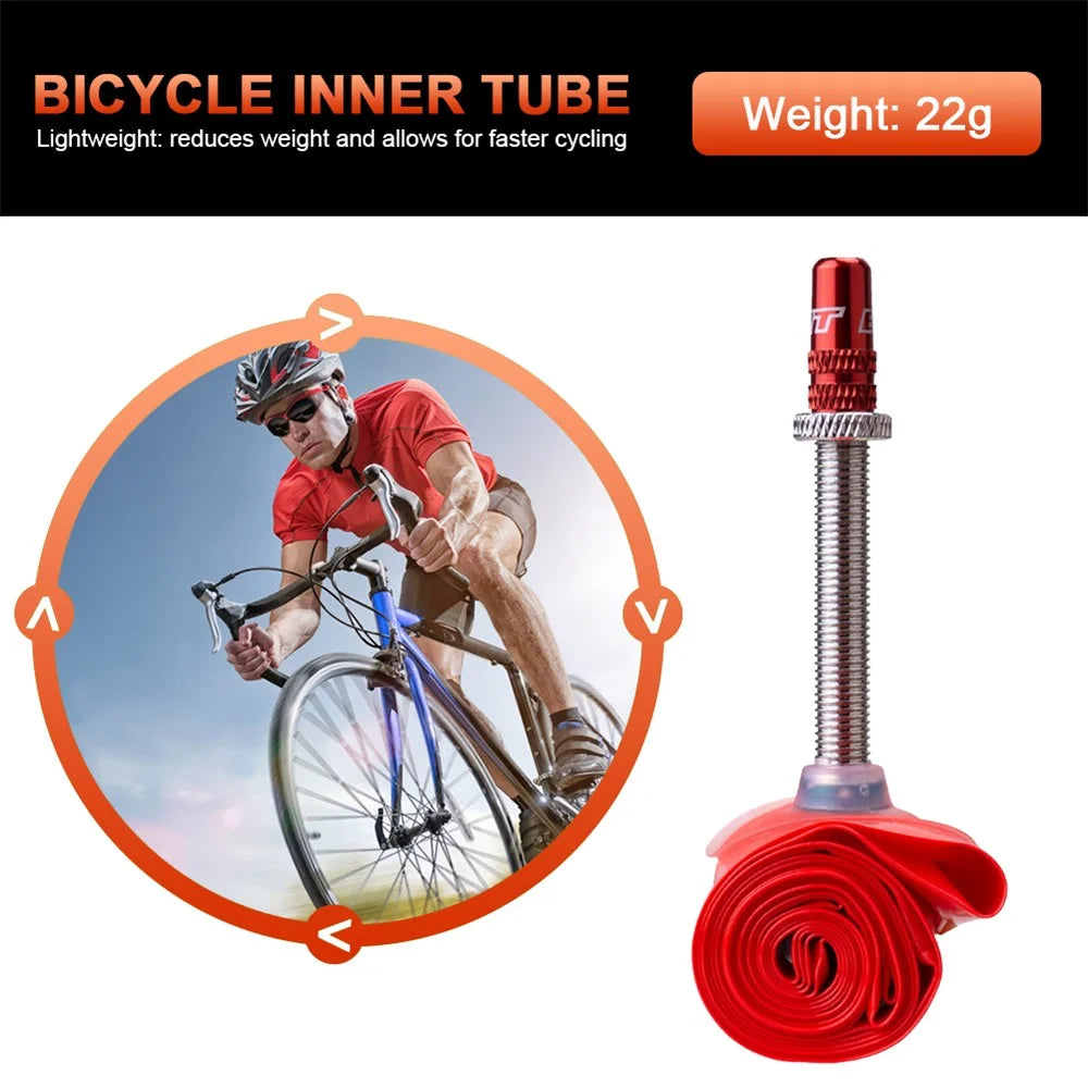ZTTO Lightweight Road Bike Inner Tube TPU Bicycle Inner Tube with 48mm Nozzle - 29*1.9 / 2.6 F / V 48L - 5