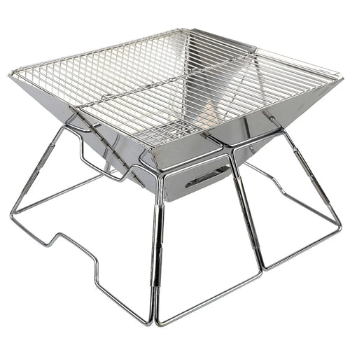HALIN Outdoor Camping Detachable BBQ Tool Stainless Steel Charcoal Grill for Hiking Picnics (BPA-Free, No FDA Certified) - 1