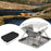 HALIN Camping Burning Stove Potable Folding Stainless Steel Backpacking BBQ Grill for Picnic (BPA-Free, No FDA Certified) - 2