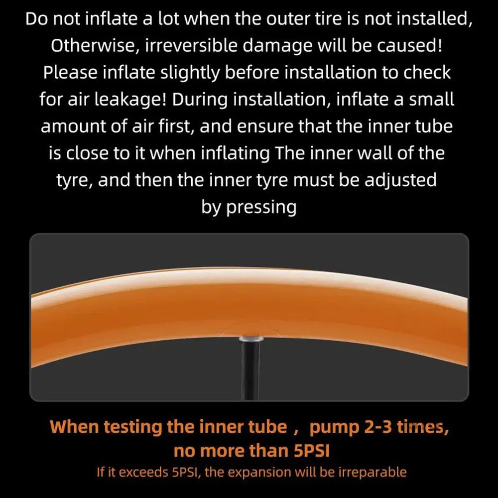 ROCKBROS FV Valve Lightweight Inner Tube for Cycling Road Bike TPU Ultralight Inner Tube - 700*18-28C FV 85mm - 7