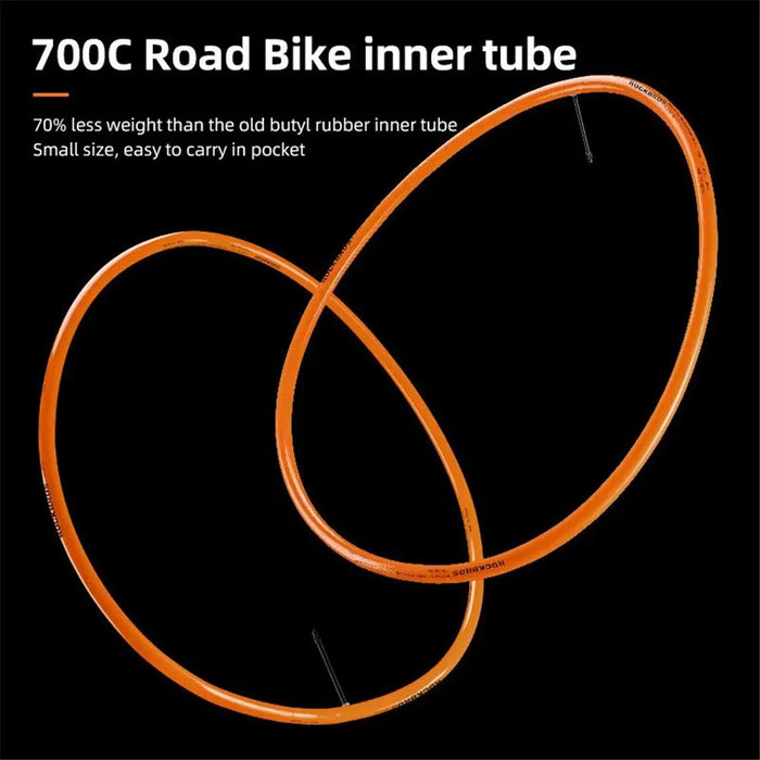 ROCKBROS 700*18-32C FV Valve 85mm TPU Inner Tube for Bicycle Road Bike Wear Resistant Inner Tube - 3