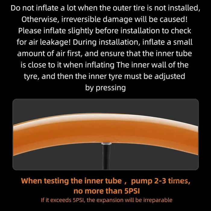 ROCKBROS 700*18-32C FV Valve 85mm TPU Inner Tube for Bicycle Road Bike Wear Resistant Inner Tube - 7